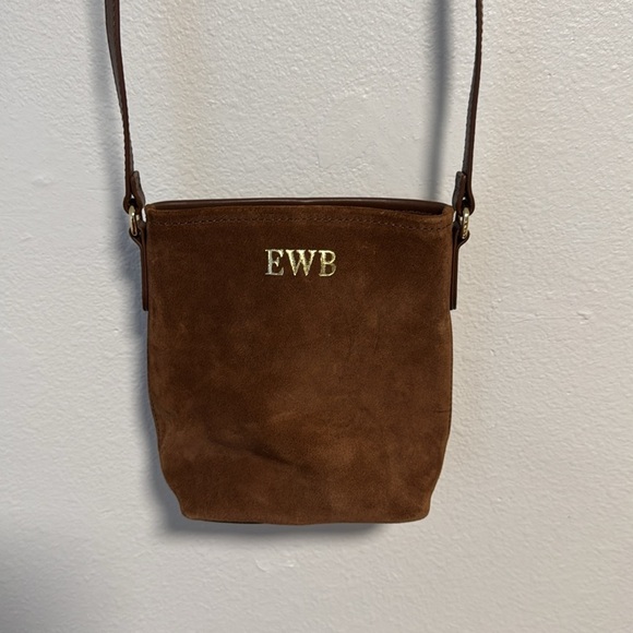 J. Crew Small Berkeley crossbody bag in Brown suede and leather - Picture 5 of 9